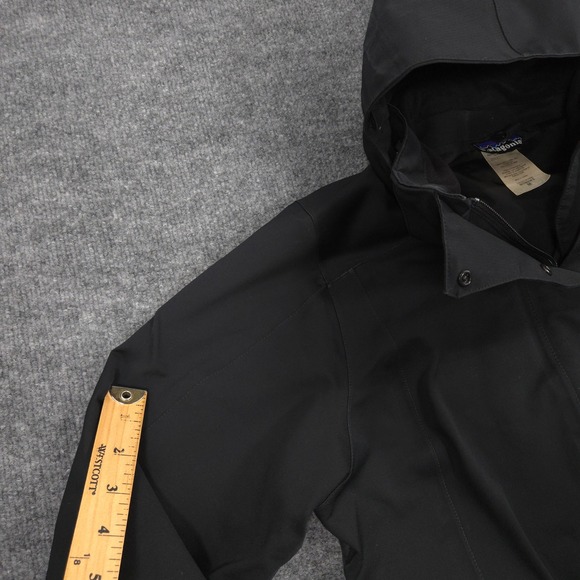 Patagonia Tres Parka Jacket Womens M Black H2No DWR Removable Hood *Shell Only* - Picture 16 of 16